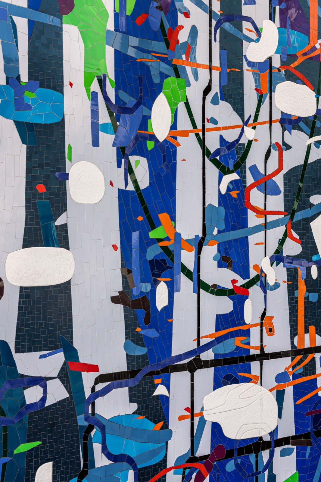 Large Variation: Blue, detail