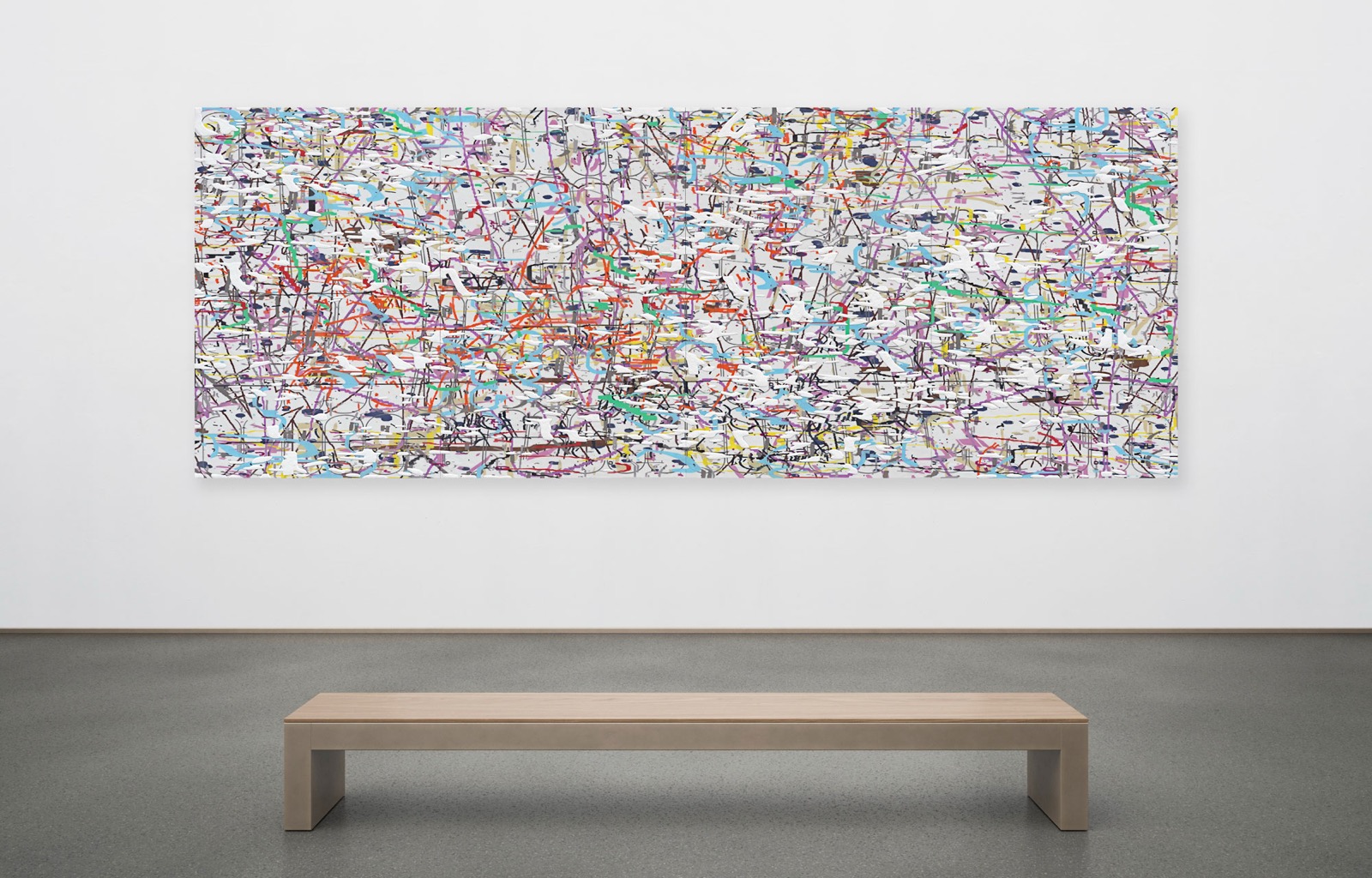 Variation: white (star map), installation