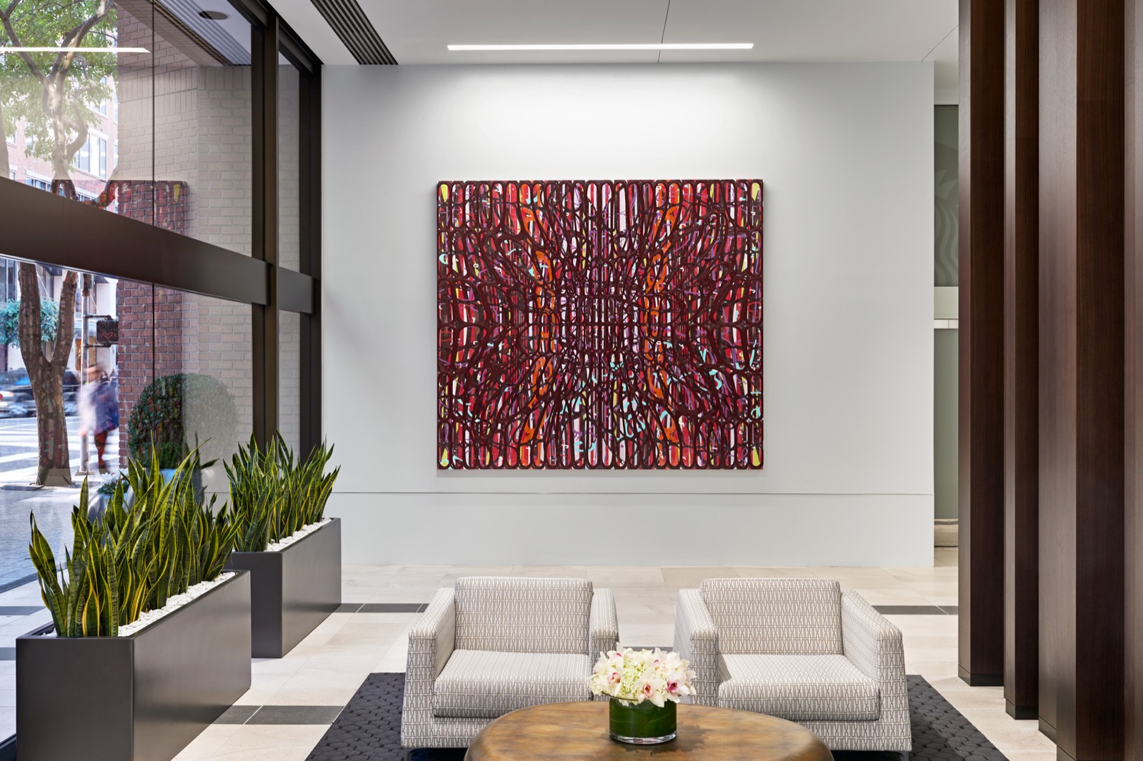 Variation (Warped Grid), installation
