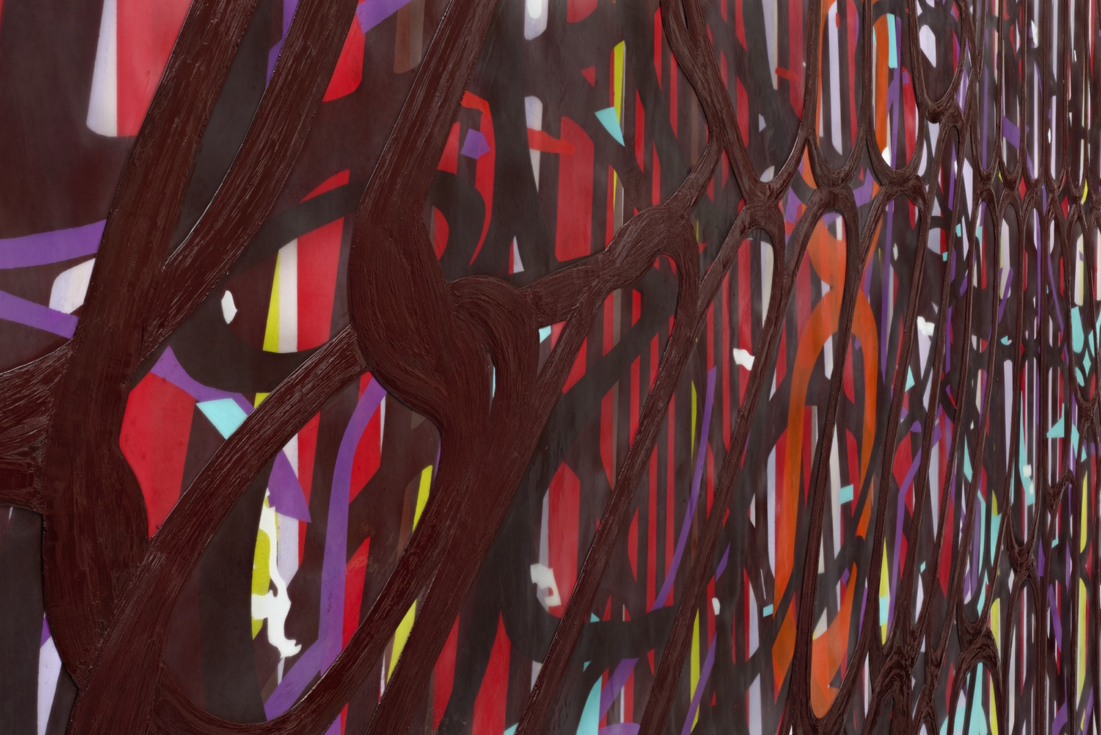 Variation (Warped Grid), installation detail