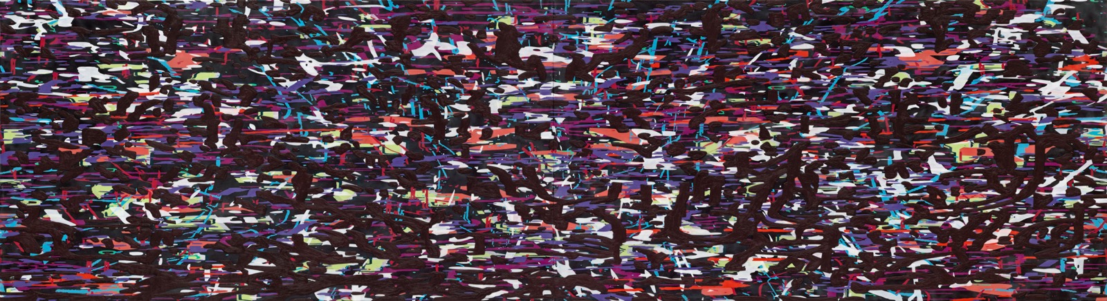 Variation: black (like the lamps of the air when night walks forth)