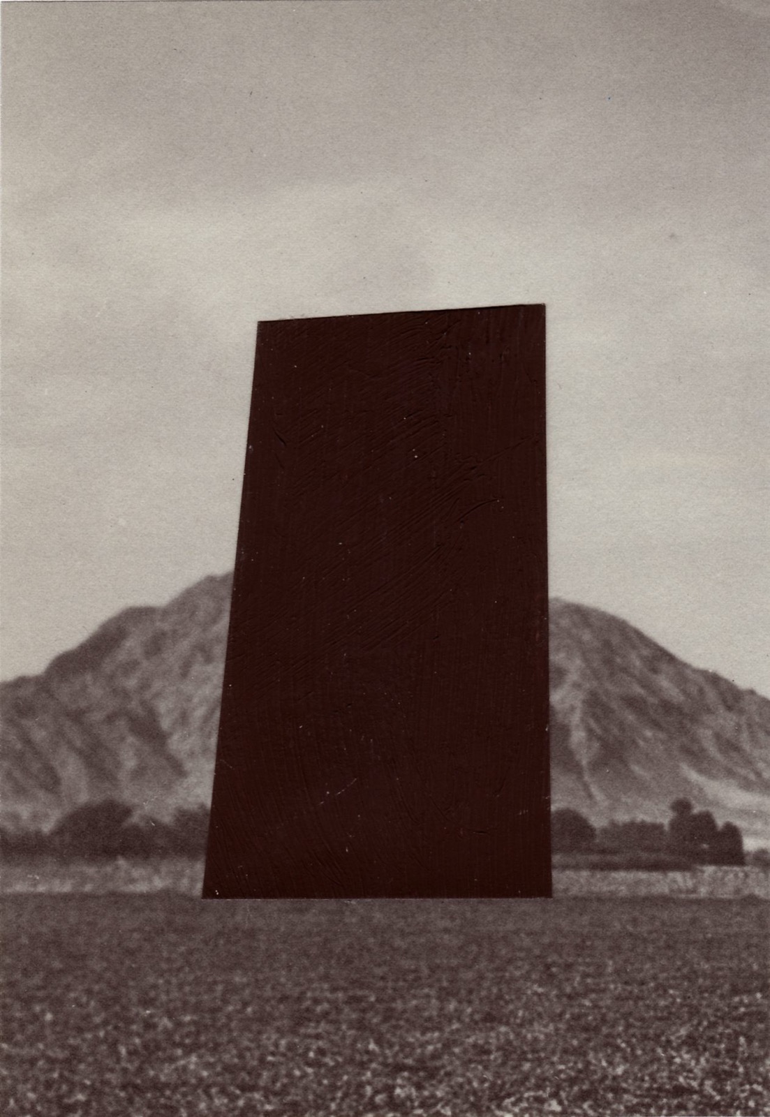 Accidental Monument Placed Before Ridge