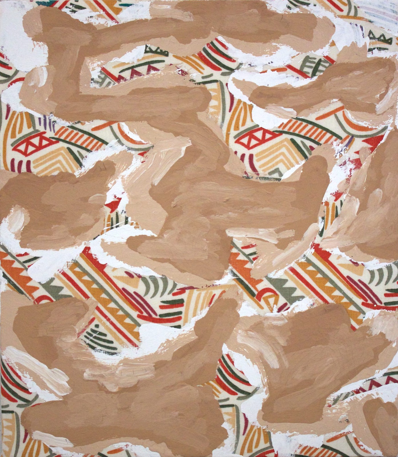 Abstract Painting as Dictated by Neo Primitive Print #3