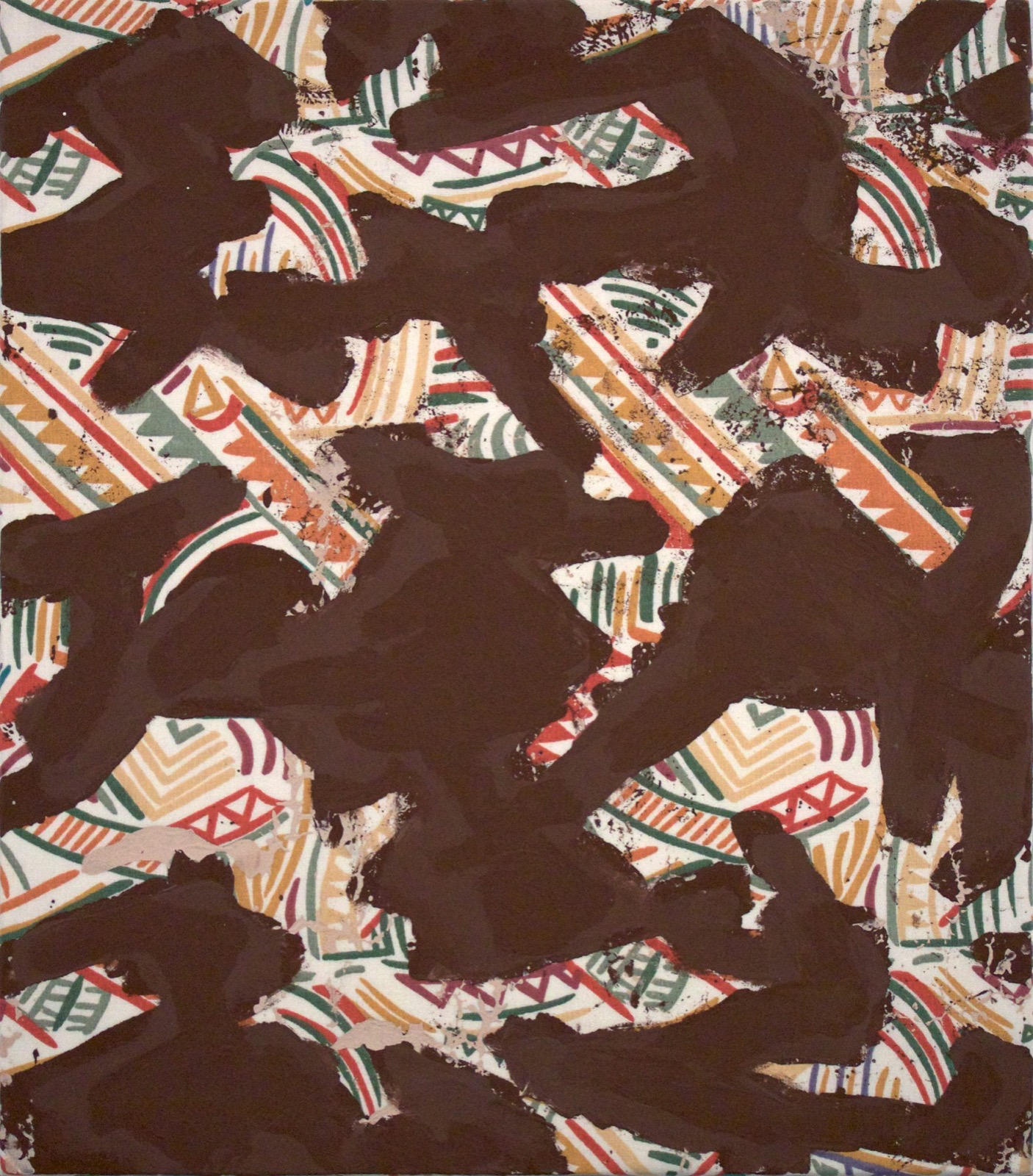 Abstract Painting as Dictated by Neo Primitive Print #5