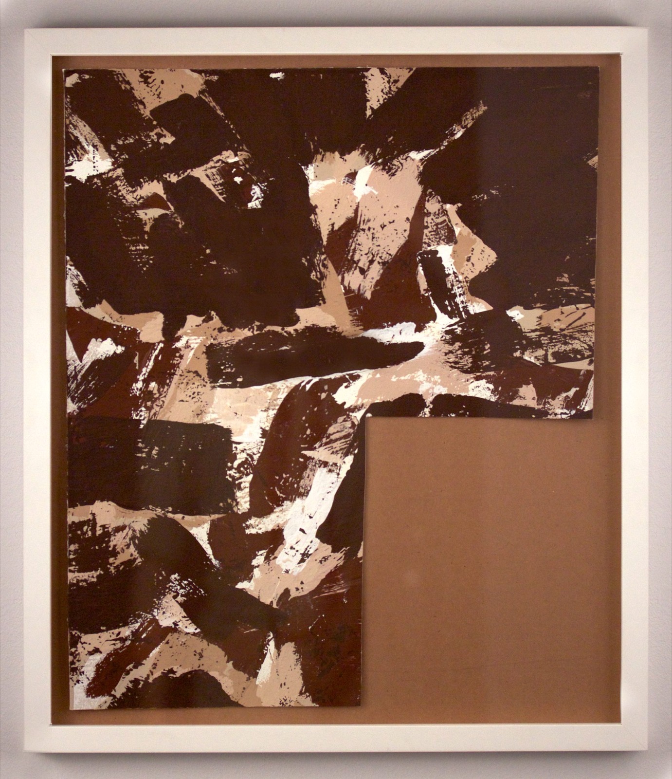 Abstract Painting with Missing Corner