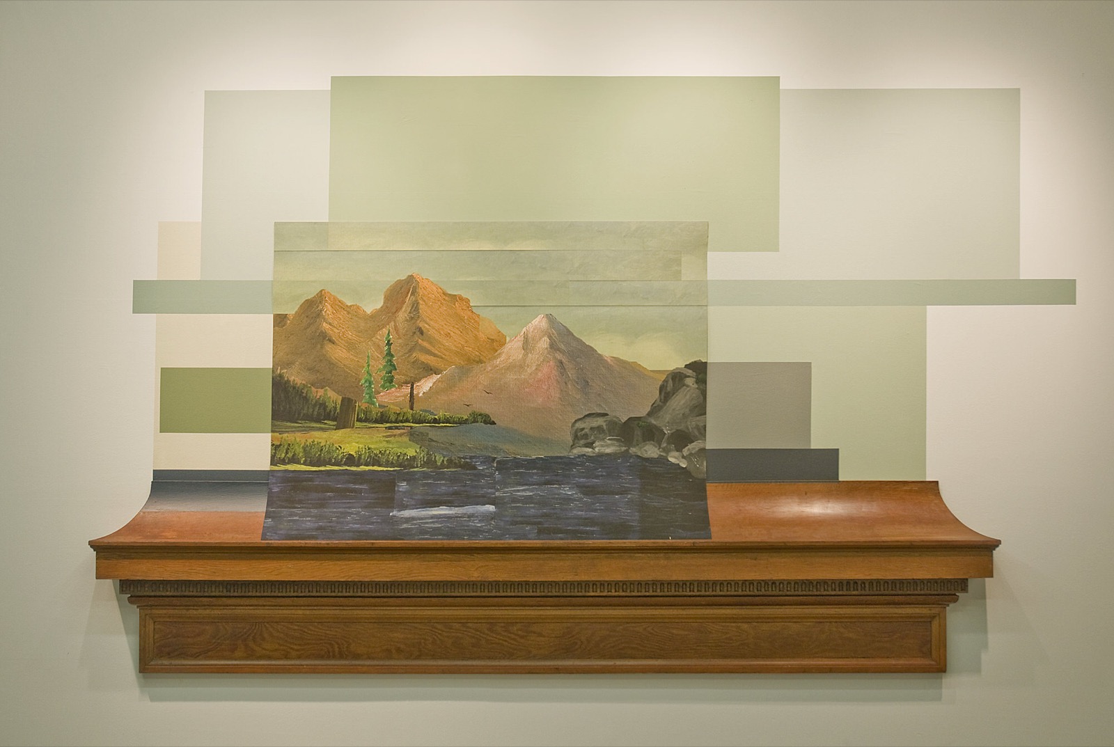 Landscape with Mantle (Collage)