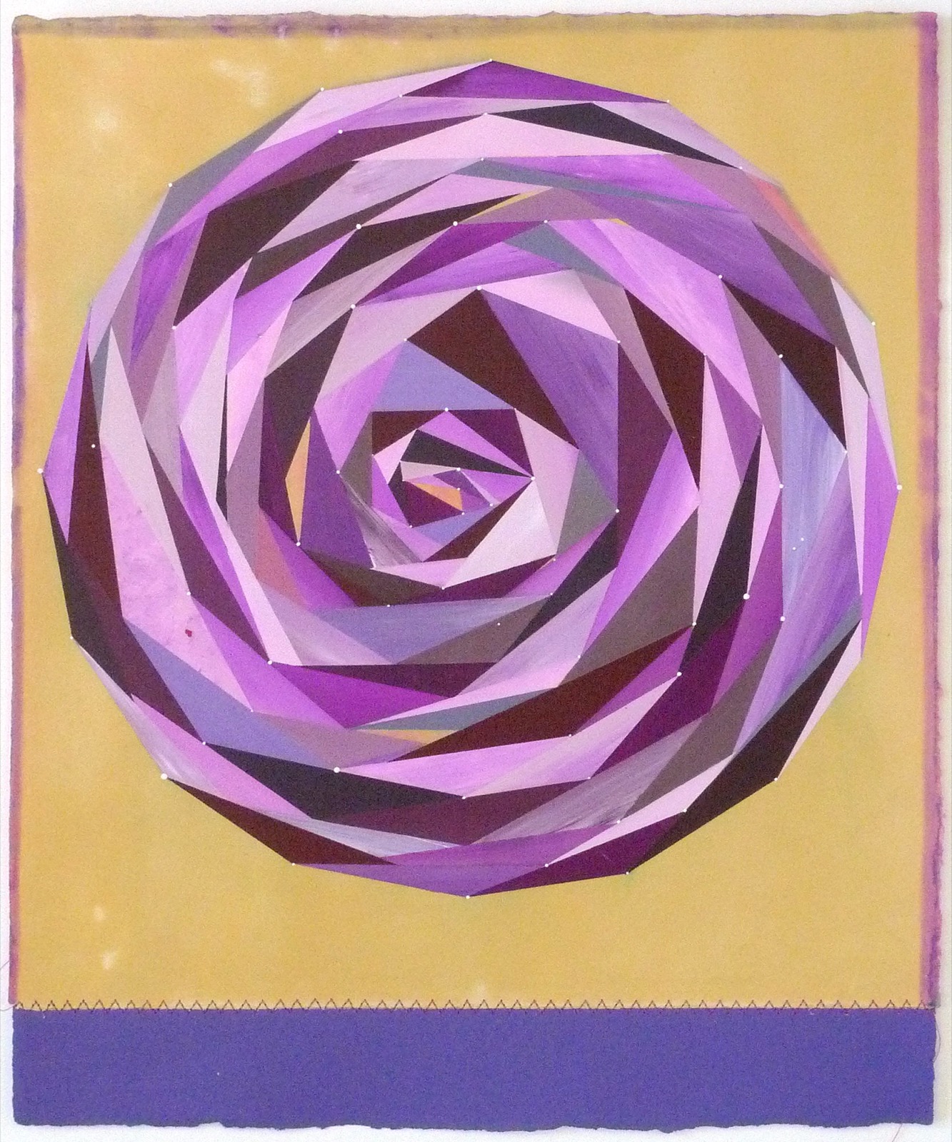 Homage to the Spiral (purple)