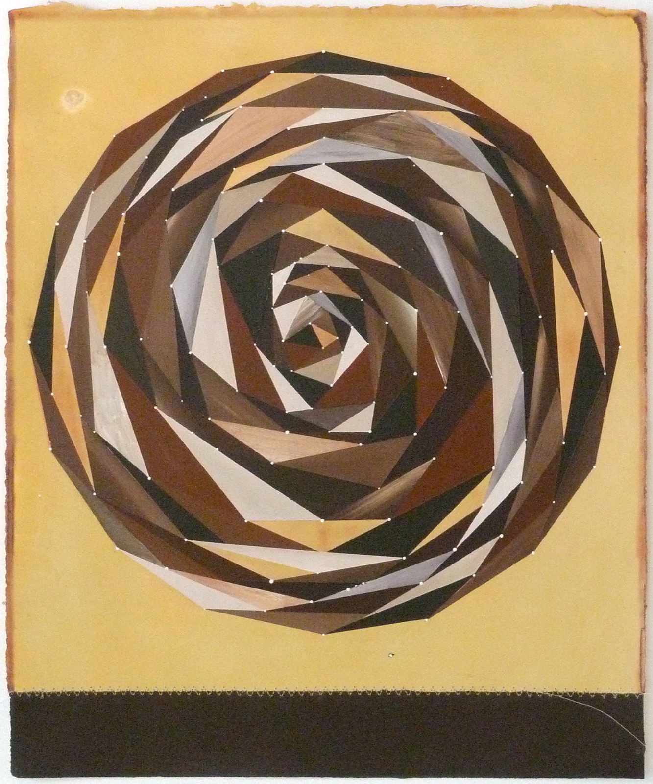 Homage to the Spiral (brown)
