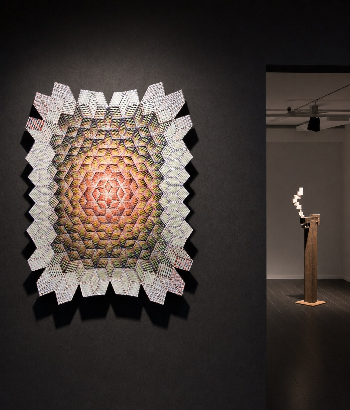Cuts and Splits — installation view, Eli Ridgway Gallery, San Francisco, 2013