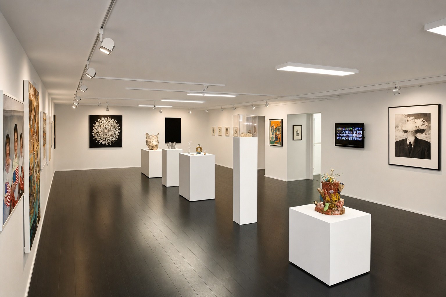 Dark Americana — installation view, Eli Ridgway Gallery, San Francisco, 2009