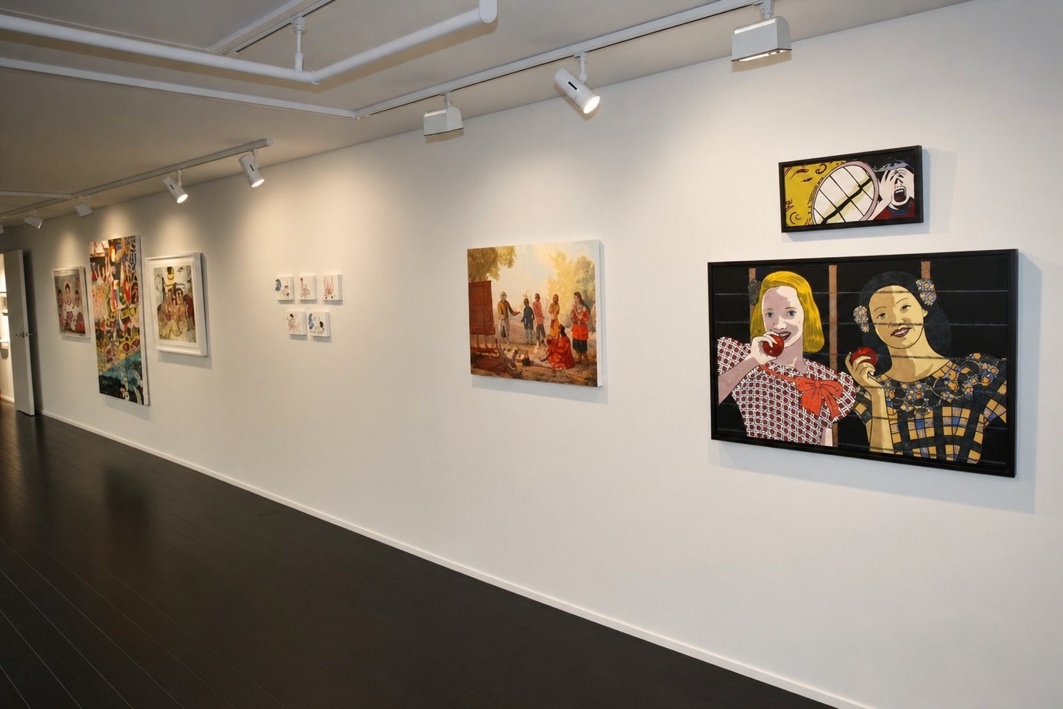 Dark Americana — installation view, Eli Ridgway Gallery, San Francisco, 2009