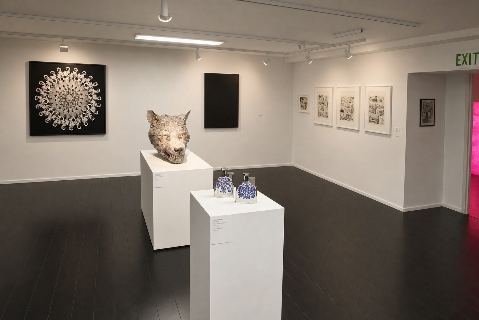 Dark Americana — installation view, Eli Ridgway Gallery, San Francisco, 2009
