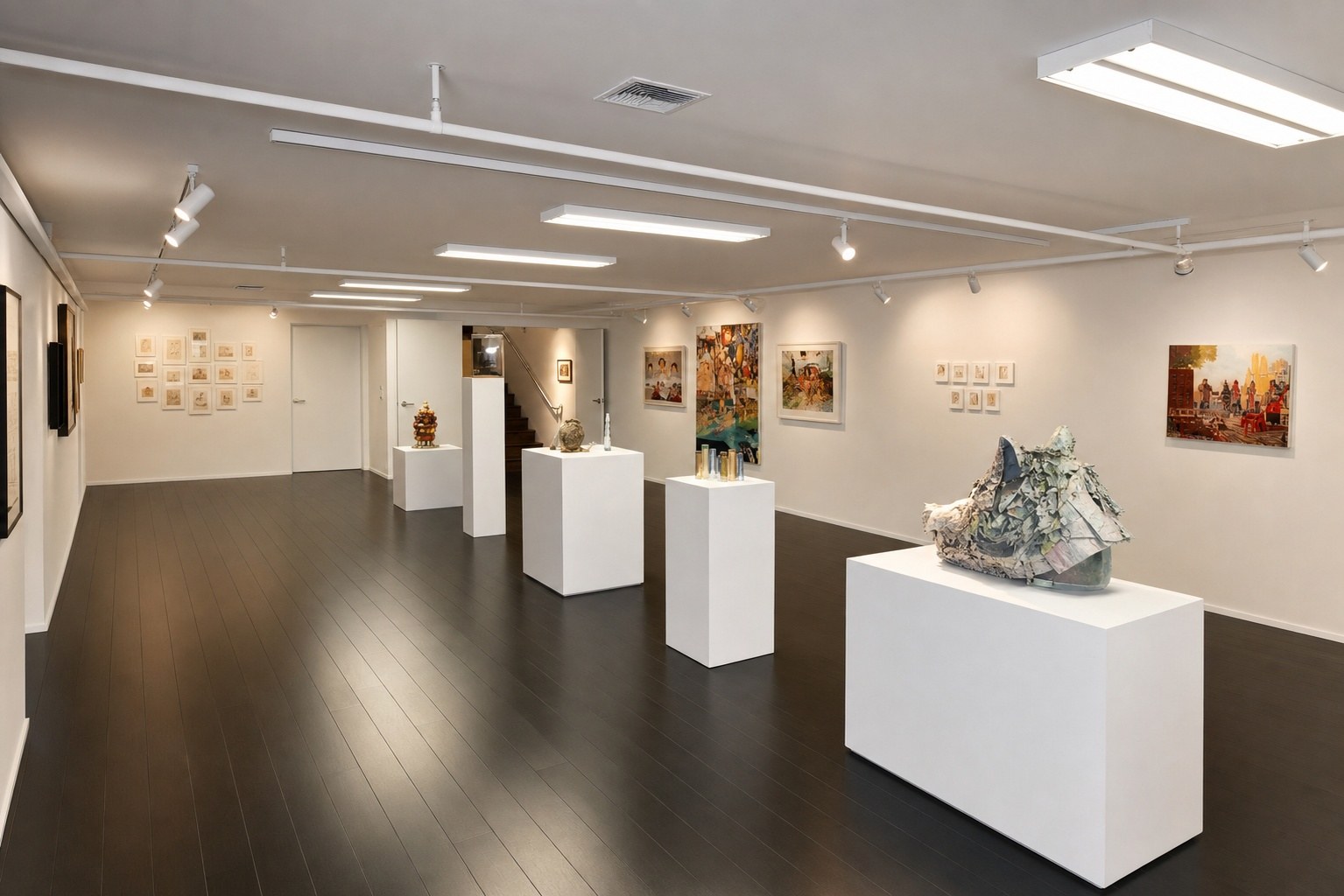 Dark Americana — installation view, Eli Ridgway Gallery, San Francisco, 2009