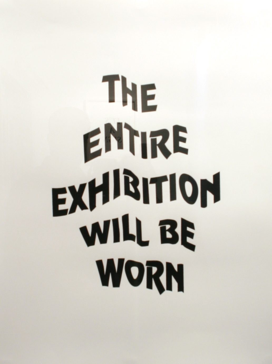 Mads Lynnerup — The Entire Exhibition Will Be Worn
