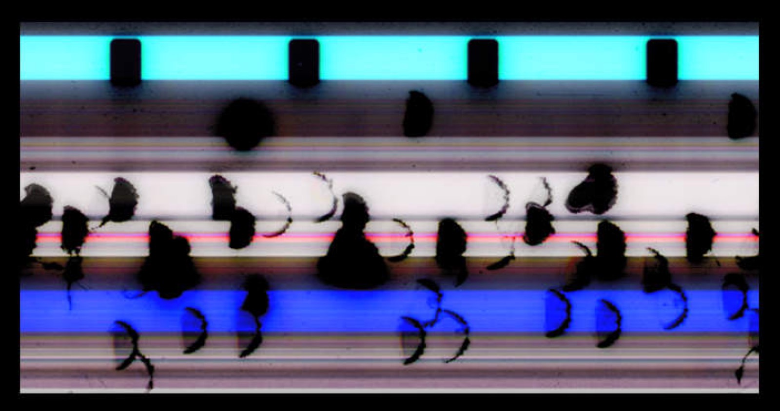 1871© / Deconstructive Mechanical Soundscape Striation Series / #12