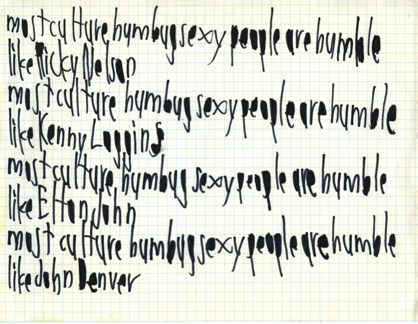 John Patrick McKenzie — Most Culture Humbug Sexy People Are Humble