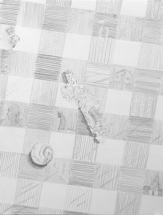 Rainen Knecht — Tabletop with Marble and Moss