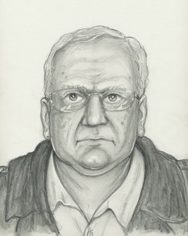 Lizabeth Eva Rossof — Police Drawing of My Memory of Dick Cheney