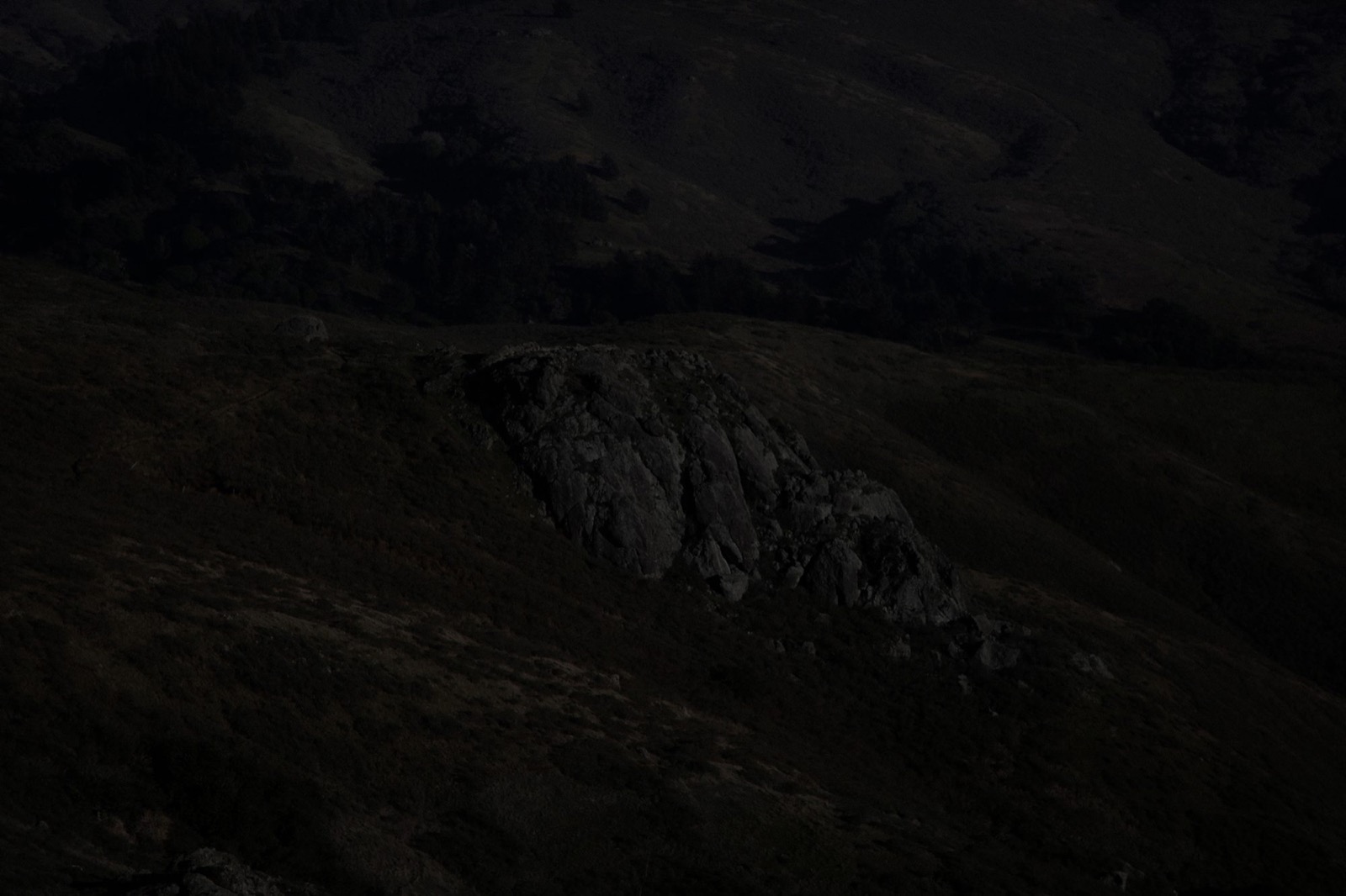 Untitled (rock, hillside)