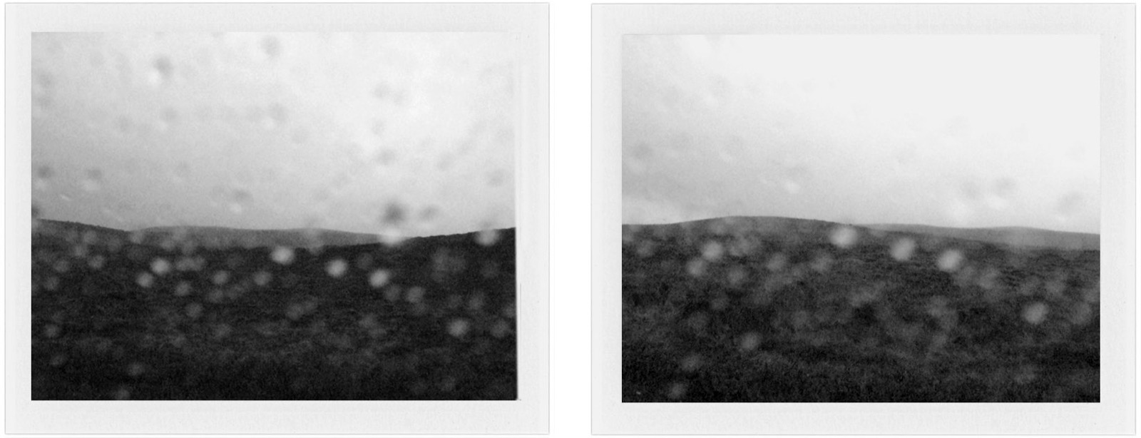 Plains (rain on lens)