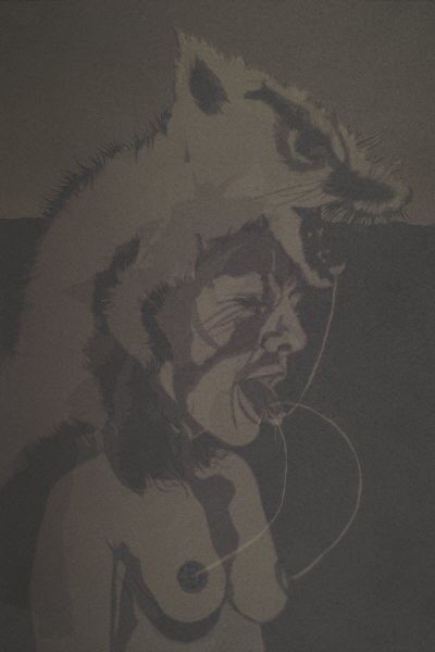 Josephine Taylor — Me Drinking Milk and Saliva, 2008