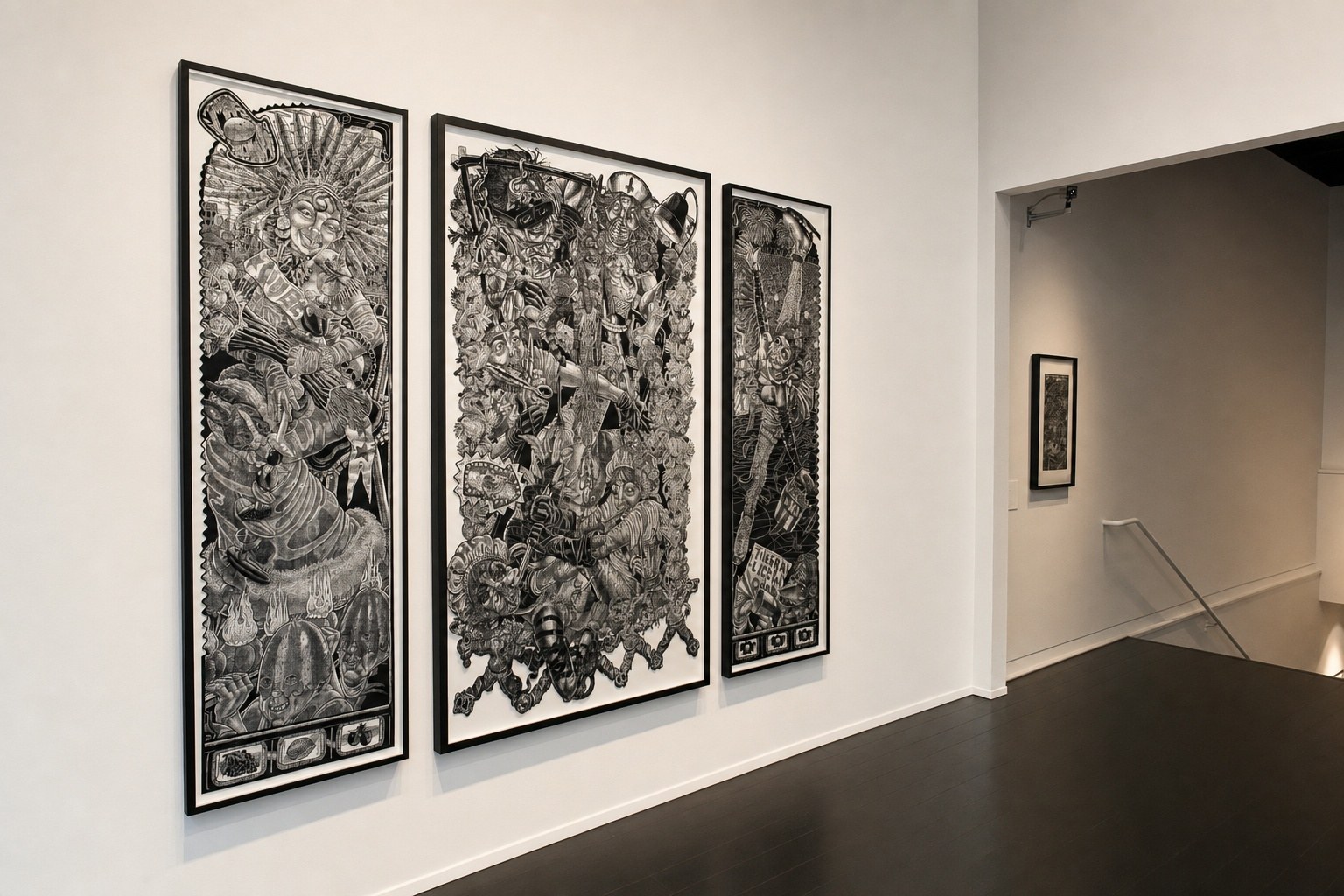 Tom Huck — The Transformation of Brandy Baghead, installation view, Eli Ridgway Gallery, San Francisco, 2009