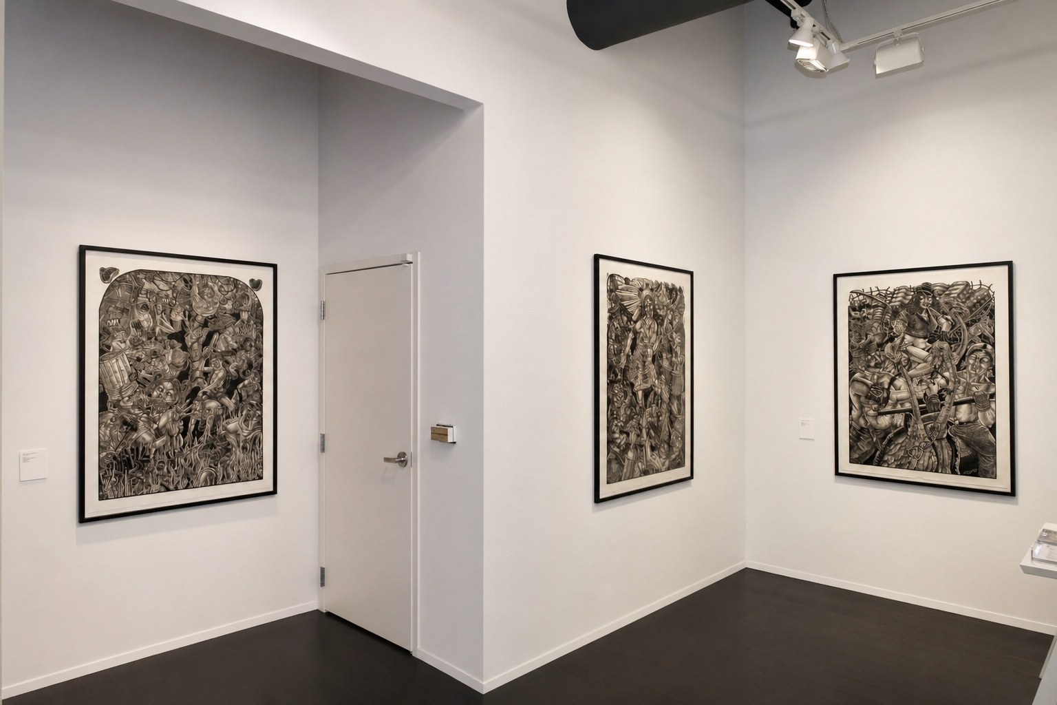 Tom Huck — The Transformation of Brandy Baghead, installation view, Eli Ridgway Gallery, San Francisco, 2009