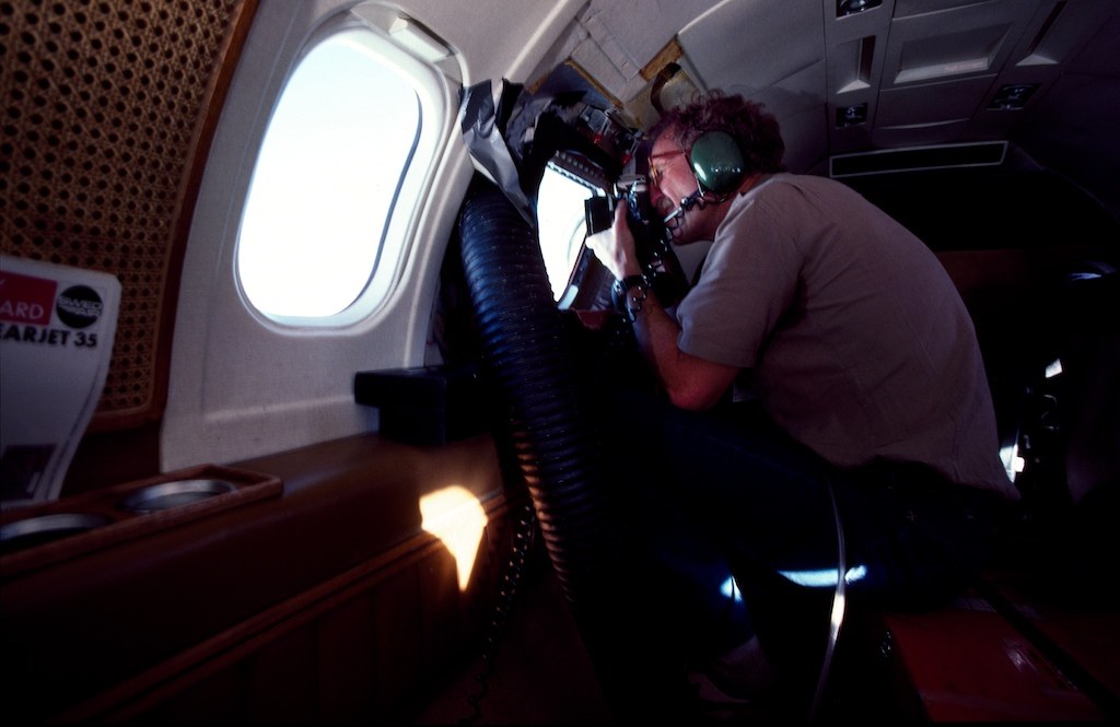 EVEREST — Shooting from the Learjet cabin