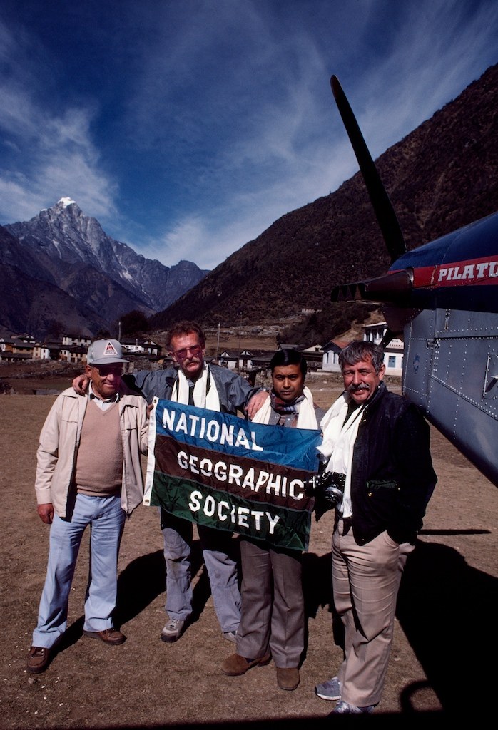 EVEREST — The team at Lukla