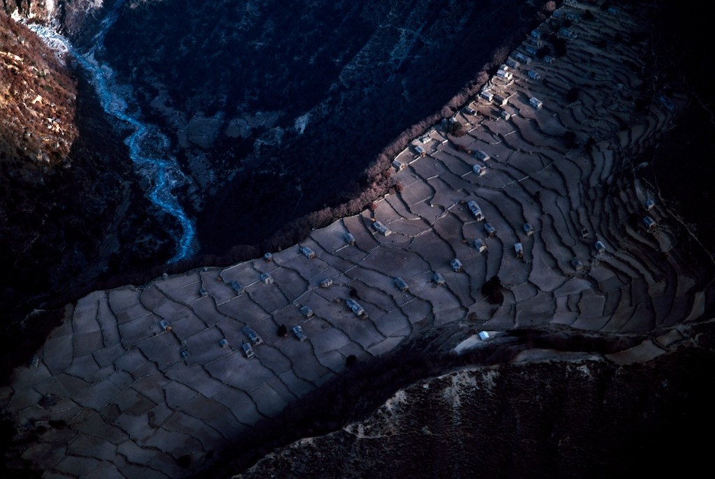 EVEREST — Terraced hillsides